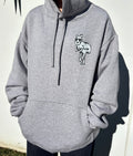 W-Hoodie in Grey Marle